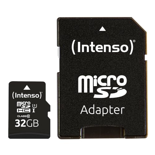 Detalle de Intenso Premium Scheda di Memoria microSDHC da 32 GB Class 10 UHS-I (con Adattatore SD)