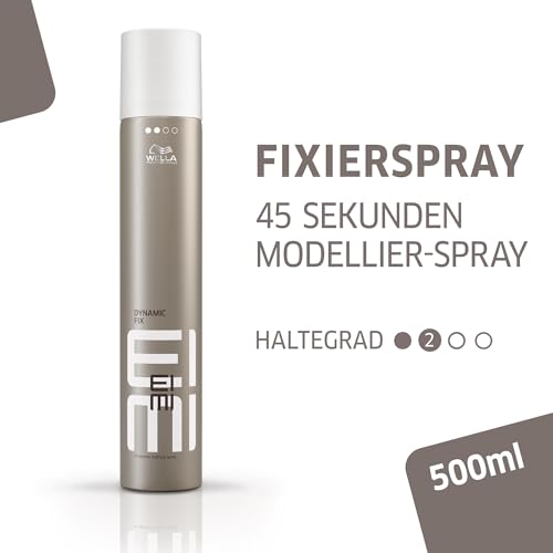 Detalle 2 de Wella Professionals EIMI Dynamic Fix Styling Spray – 500 ml für flexiblen Halt und UV-/Feuchtigkeits‑Schutz