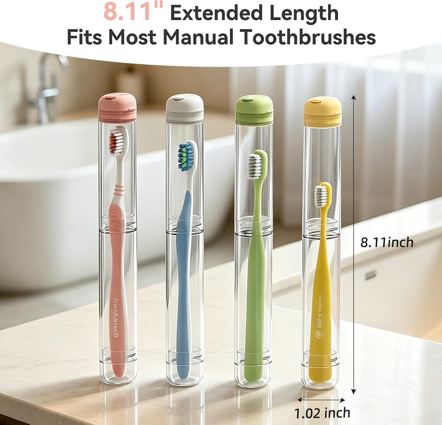 Detalle 2 de MOPMS Toothbrush Travel Case 3-Pack