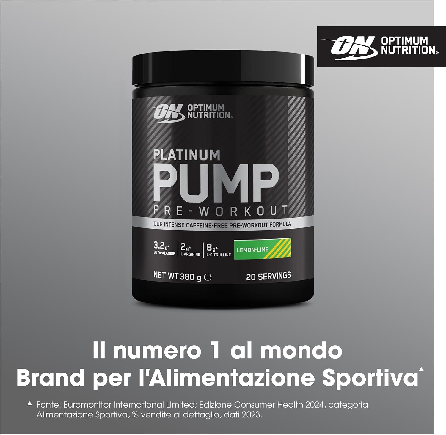 Detalle 2 de Optimum Nutrition Platinum PUMP Pre-Workout 380 g