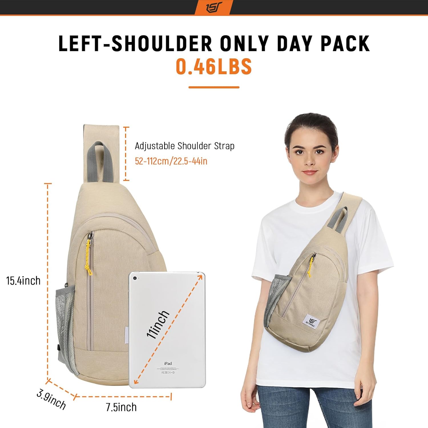 Thumbnail 5 de SKYSPER Sling Bag RFID Crossbody 11in