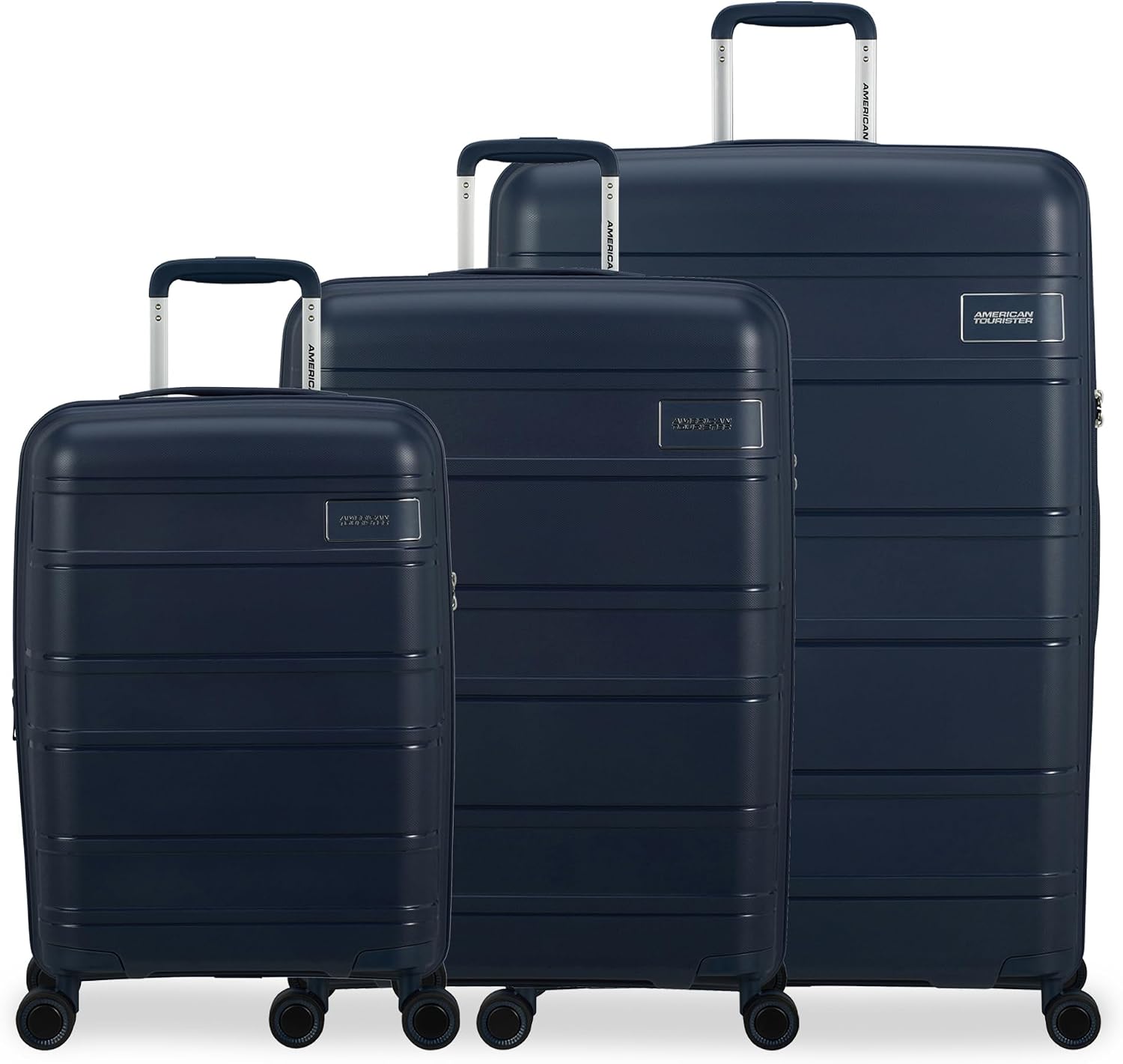 Thumbnail 1 de American Tourister Skymax 3-piece Suitcase Set – Midnight Blue