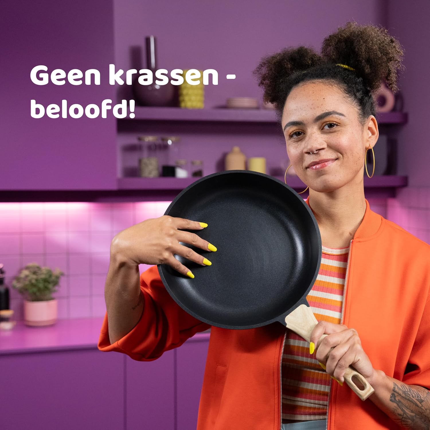 Thumbnail 3 de Vileda PUNCH schoonmaaksponsenset van 4 voor flexibel en intensief schoonmaken