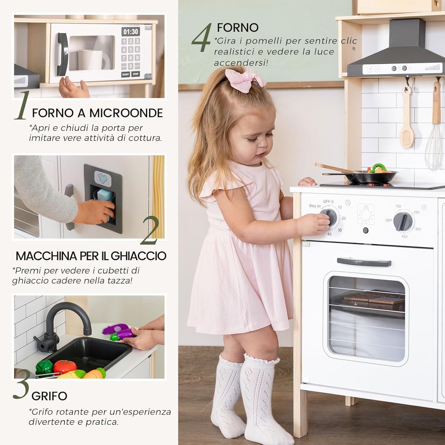 Detalle 2 de Tiny Land Cucina giocattolo 18 accessori đź‘©