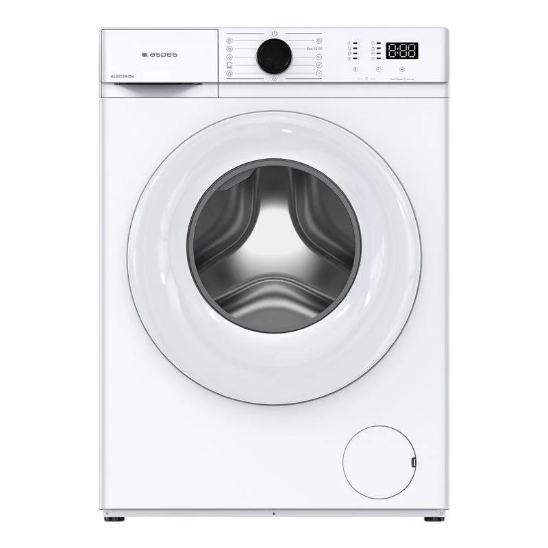 Detalle de Aspes AL8203AIDV: Lavadora carga frontal 8 kg con Eco-logic y 11 programas