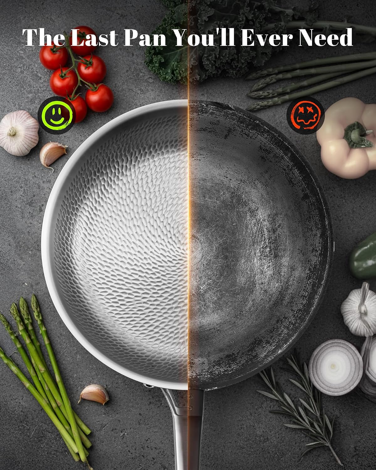 Detalle 2 de Titanium Frying Pan Set, 8-Inch