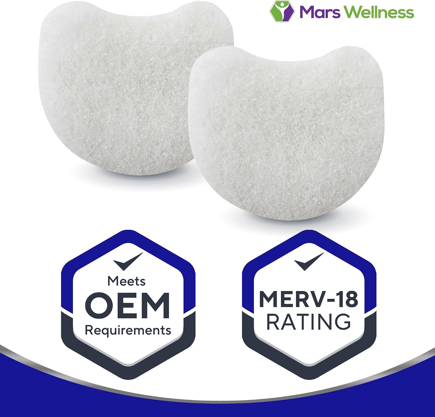 Detalle de Mars Wellness CPAPフィルターキット 20個パック AirMini対応・使い捨て・低刺激性
