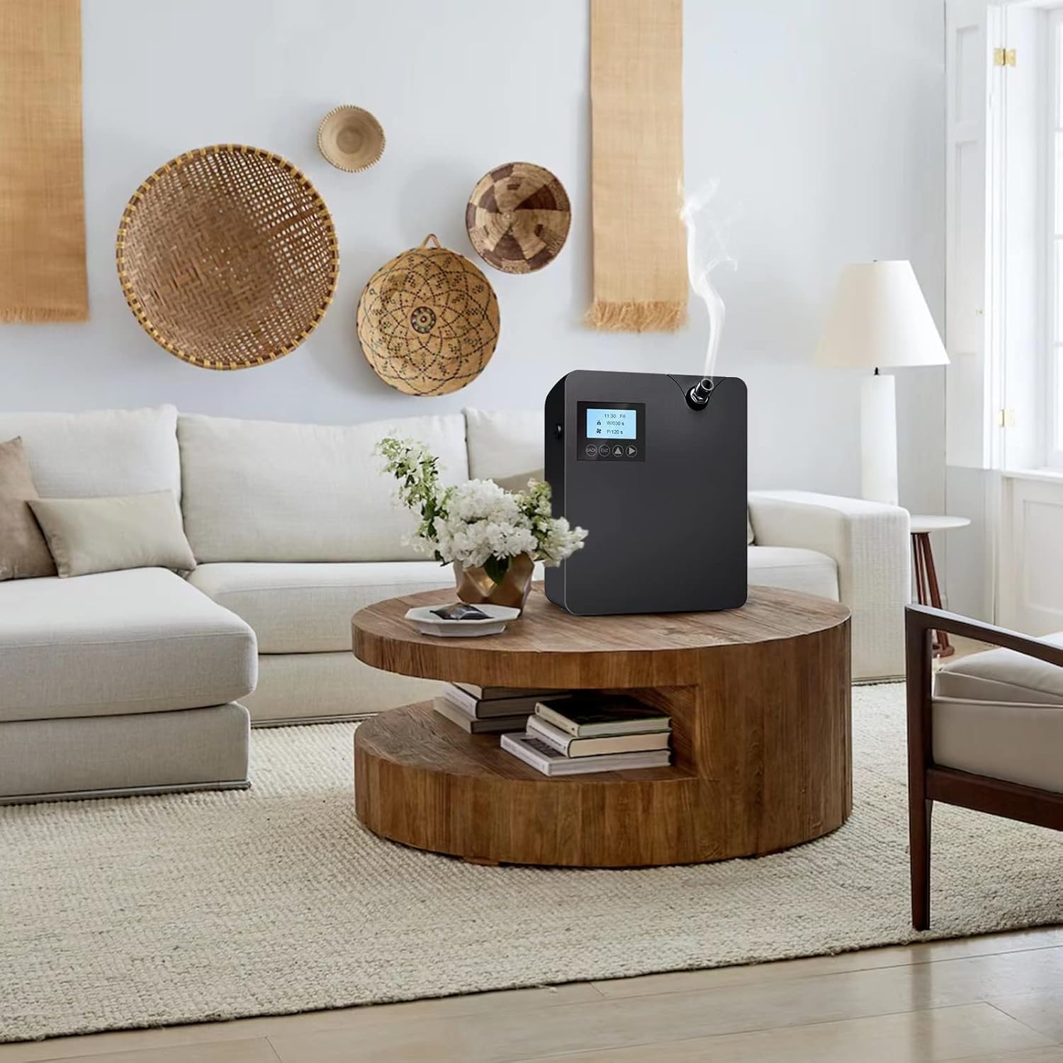 Detalle de Cavir Smart Scent Air Machine for Home – Waterless Nebulizing Diffuser (300mL) for Large Spaces
