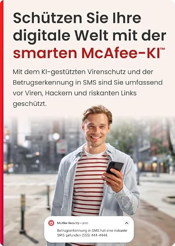 Detalle de McAfee Total Protection (5 Geräte) 2026 – Virenschutz, Secure VPN, Kennwort-Manager & Identitätsüberwachung | Amazon Abonnements