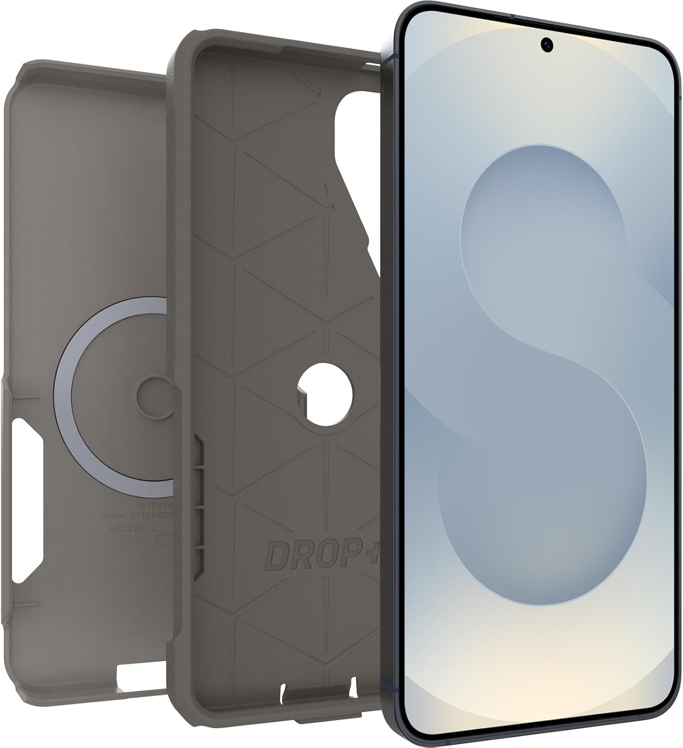 Detalle de Otterbox Coque Commuter Series avec aimants pour Samsung Galaxy S26+ (gris) — protection antichocs