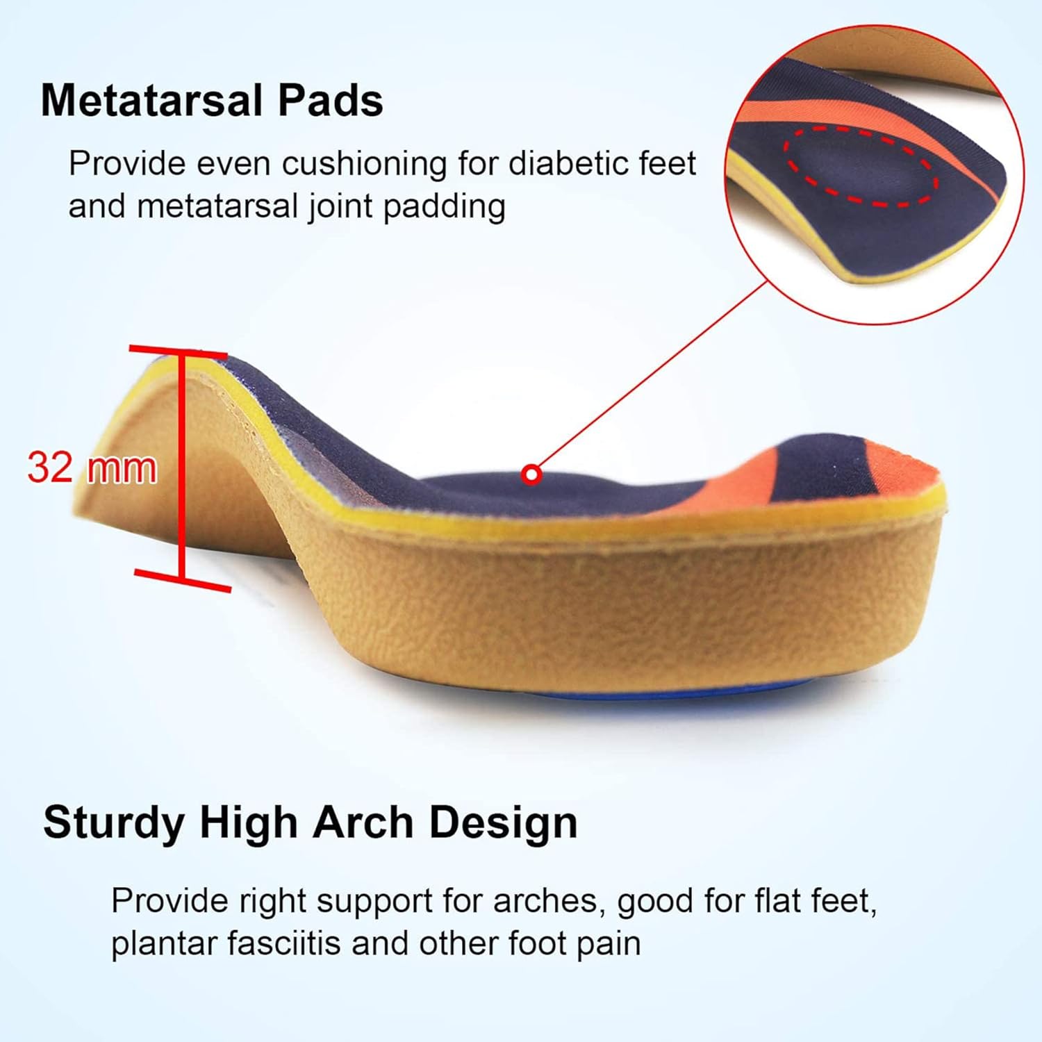 Detalle de RooRuns 3-4 Insoles arch support