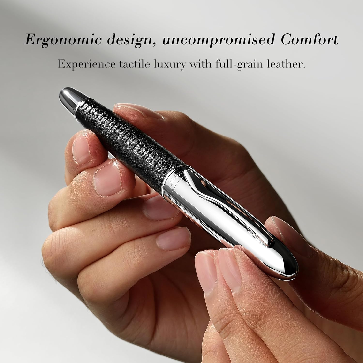 Thumbnail 6 de BEILUNER 318 Penna rollerball in pelle 🖊️