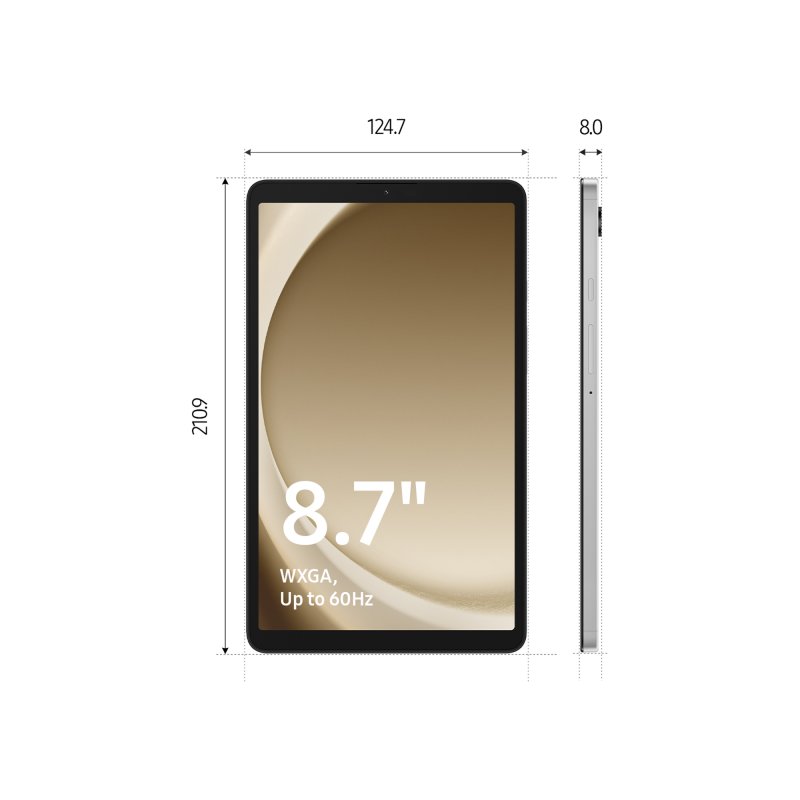 Detalle de Samsung Galaxy Tab A9 tablet 8,7" 64 GB Gris