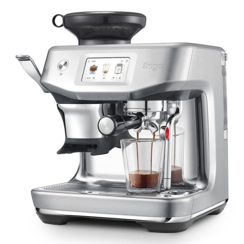 Detalle de Cafetera Espresso Sage Barista Touch: experiencia de barista en casa con molinillo y espumador (2 L, 1700 W)