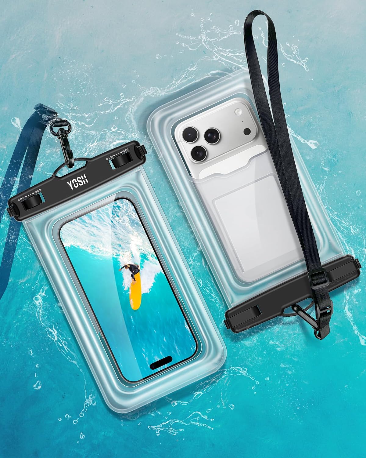 Detalle de YOSH Aumentar Flotante Funda Impermeable 2 unidades
