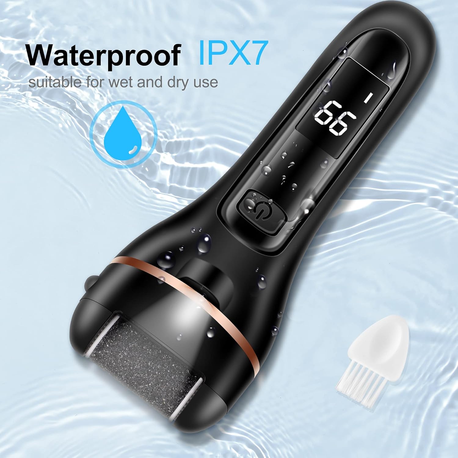 Detalle de Ratukall Electric Foot File Rechargeable 1️⃣ 🦶