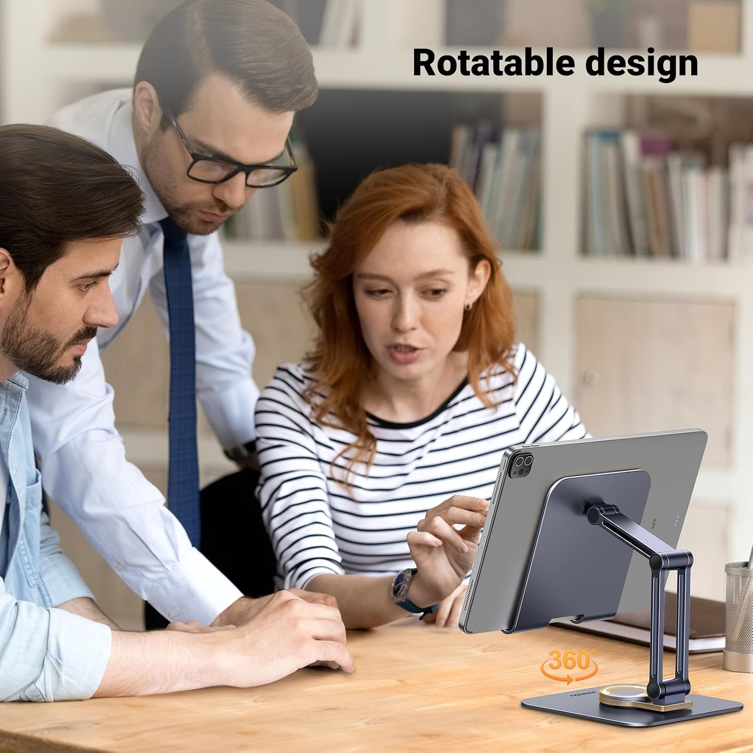Thumbnail 3 de UGREEN Adjustable Swivel Tablet Stand, Aluminium, Foldable, 360° Rotation