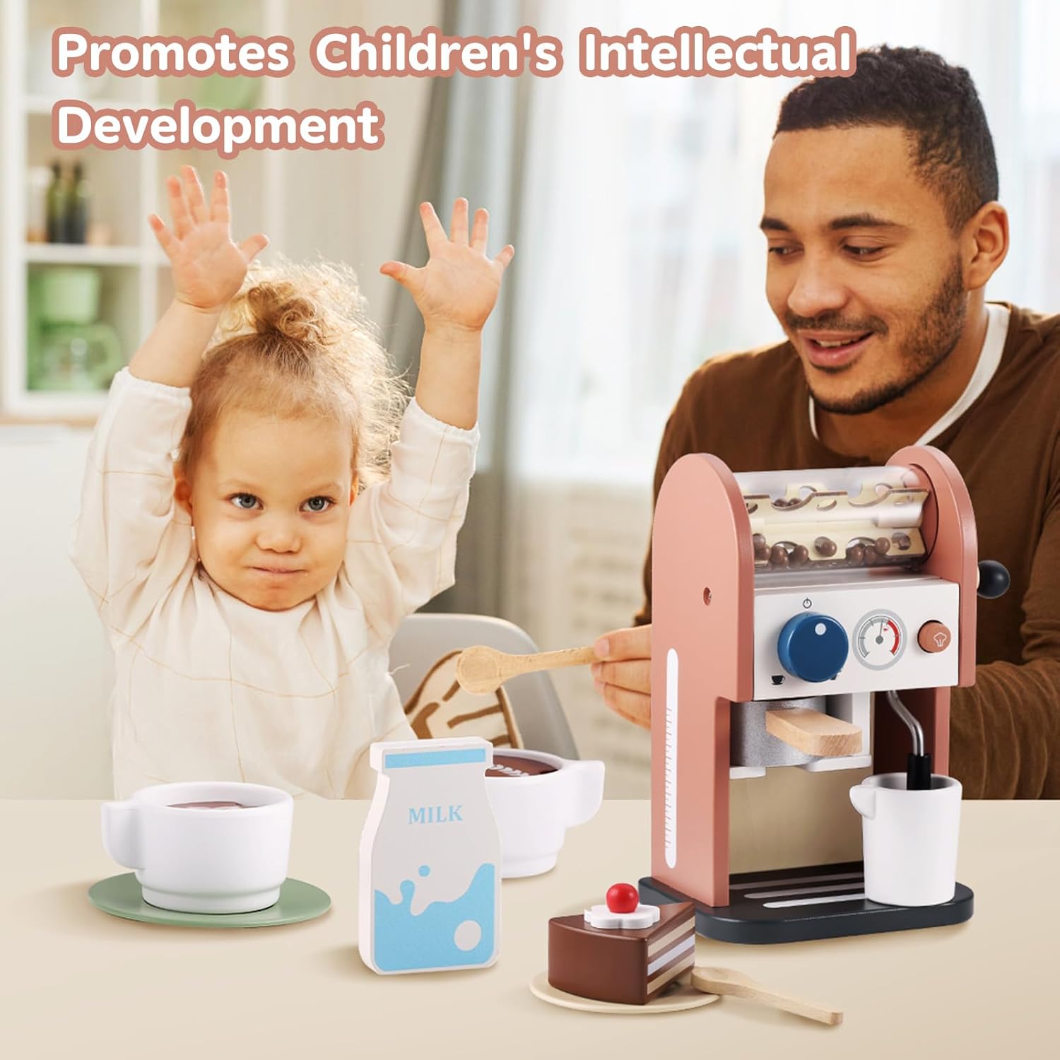 Thumbnail 6 de GAGAKU set gioco in legno per macchina da caffè da 15 pezzi