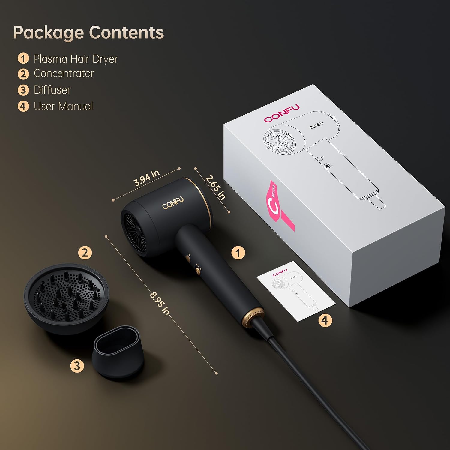 Thumbnail 6 de CONFU Hair Dryer 1600W