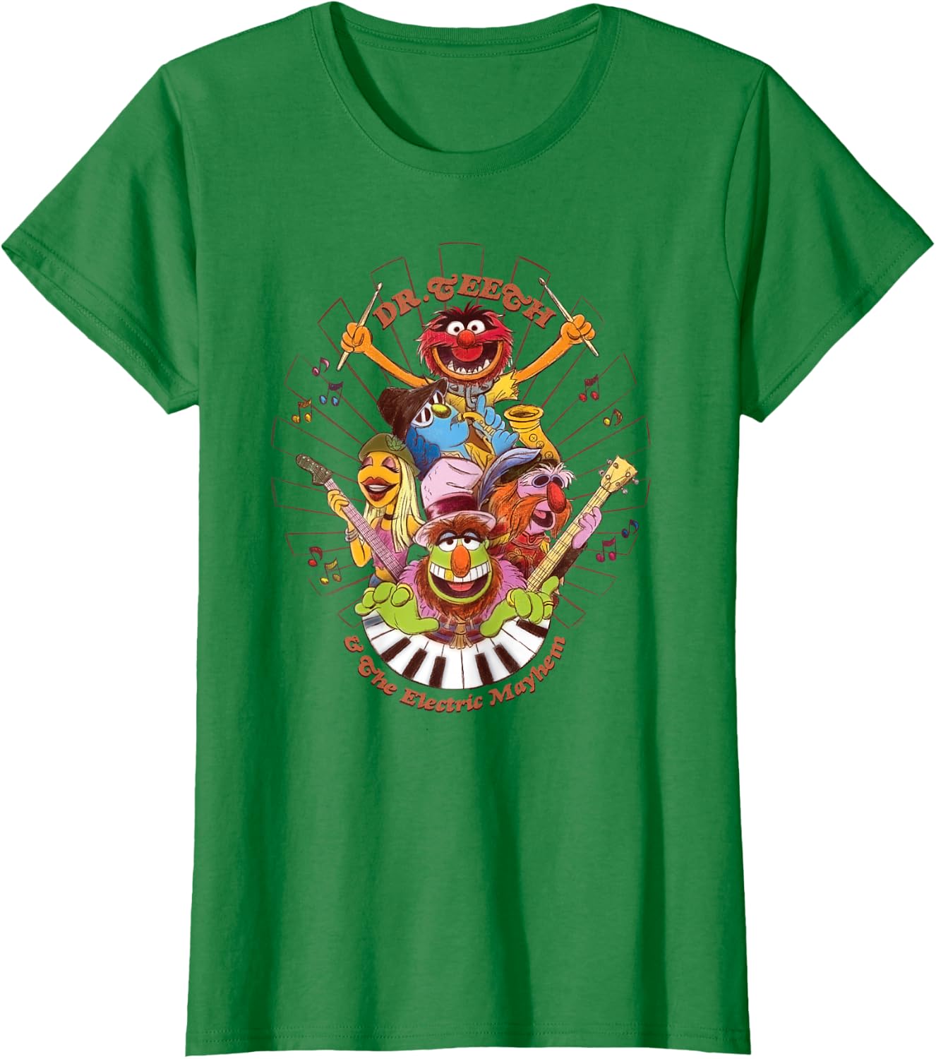 Detalle 2 de Disney The Muppets Dr Teeth & Electric Mayhem T‑Shirt