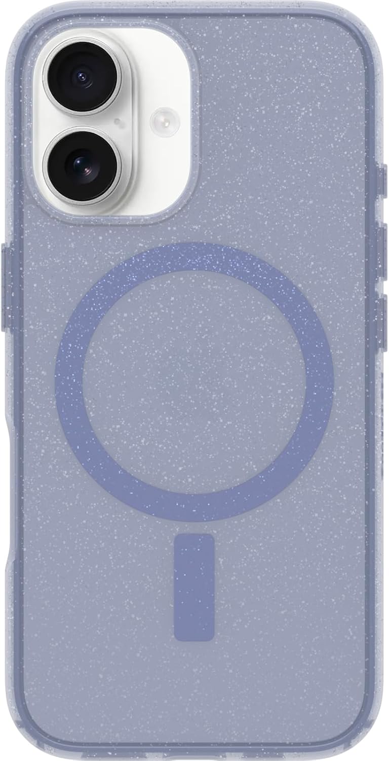 Detalle 2 de Otterbox Symmetry Clear MagSafe para iPhone 16 💜