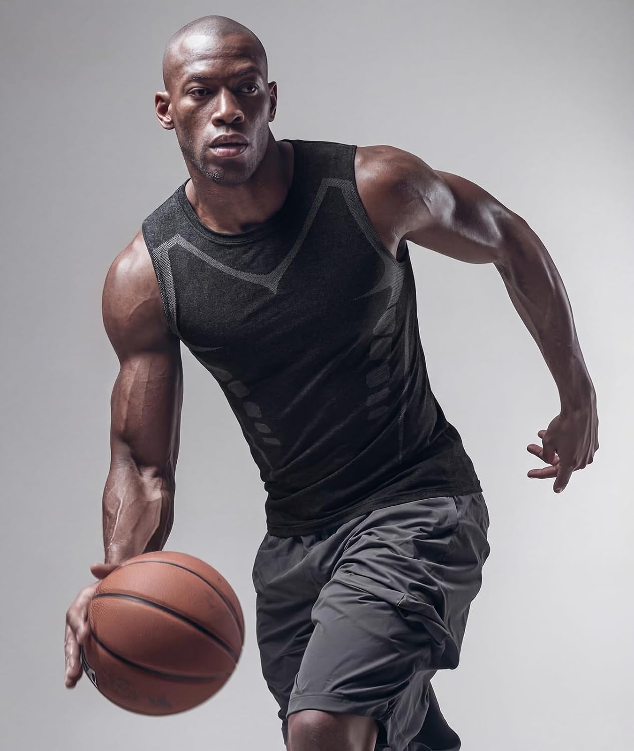 Thumbnail 6 de JZCreater Men's Tank Top, Spandex Blend