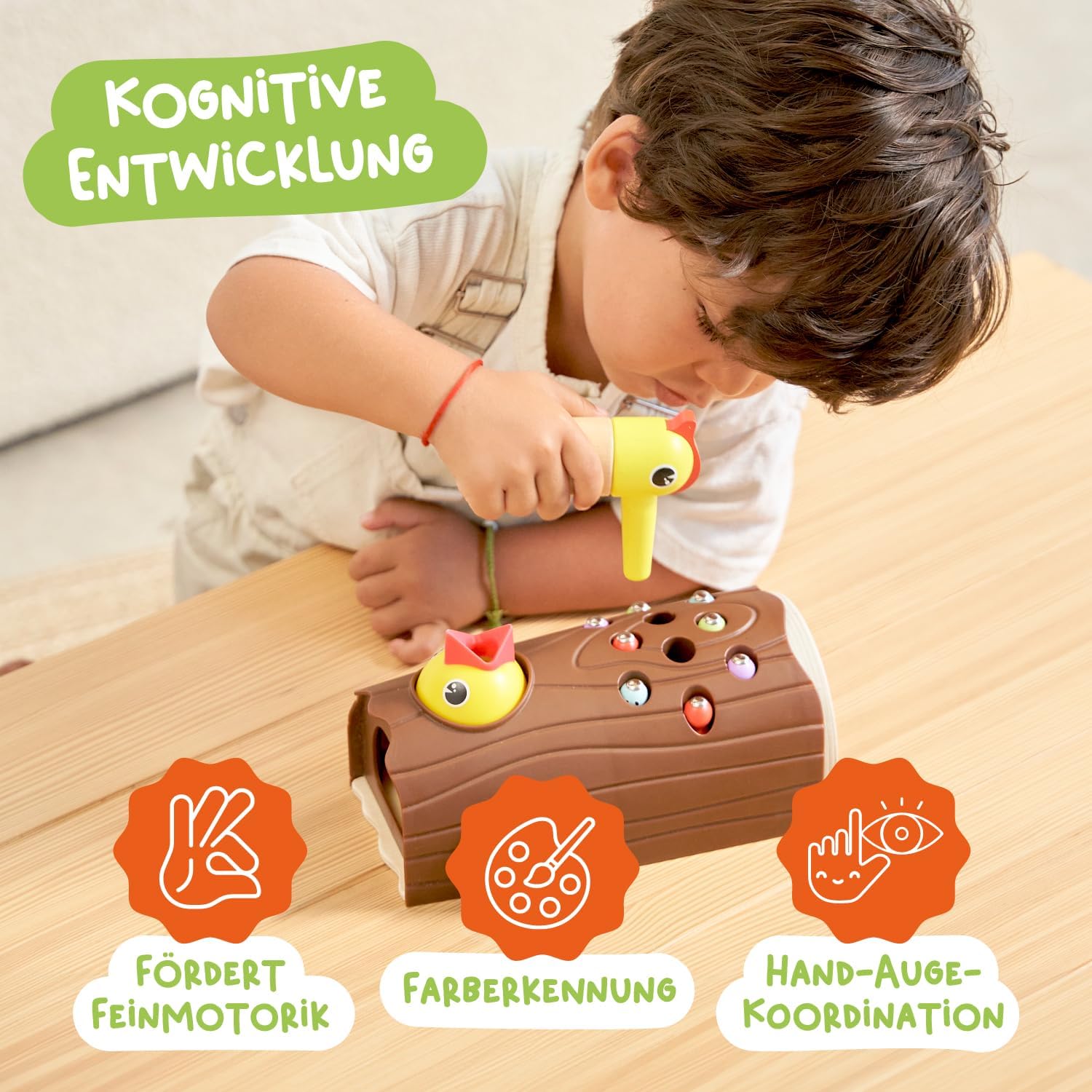 Thumbnail 4 de Nene Toys Kleiner Specht Magnetspielzeug 2 Jahre