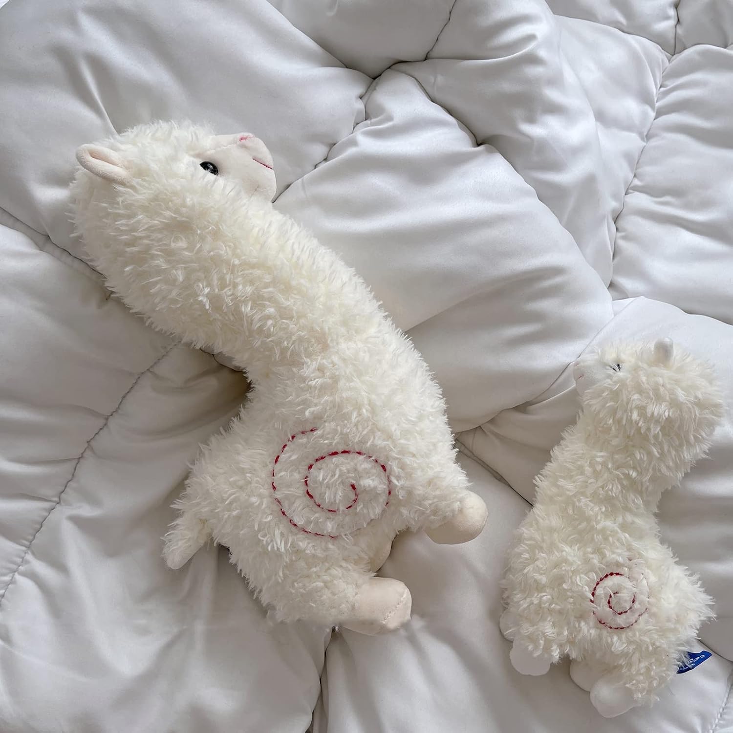 Thumbnail 3 de Celawork Alpaka Kuscheltier – Stand-Alpaka, 25 cm, Weiß