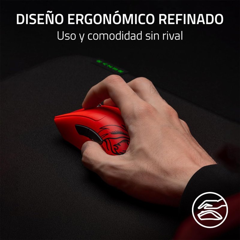 Detalle 2 de Razer DeathAdder V3 Pro Faker Edition: ratón gaming inalámbrico ultraligero para esports