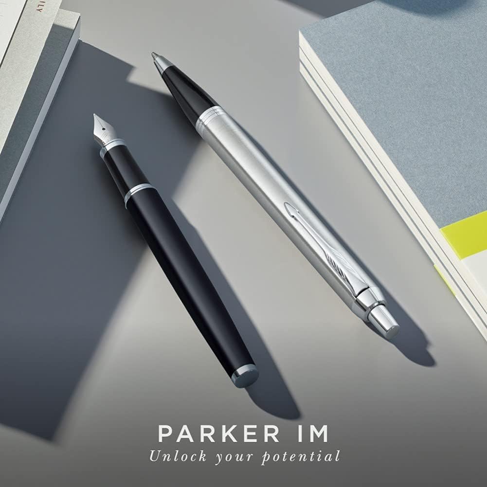 Detalle 1 de PARKER IM 2143442Z ボールペン マットブラックCT・中字・油性、ギフトボックス入り