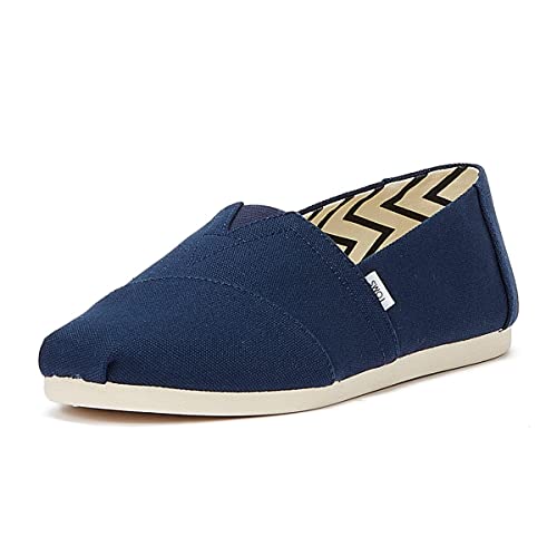 Detalle de TOMS Classic Canvas Alpargata Shoes – Iconic Slip-On Comfort with Flexible Outsole