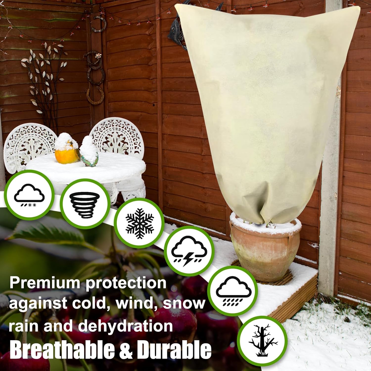 Thumbnail 2 de TOWINGO Funda para Plantas 180 x 120cm 🌳