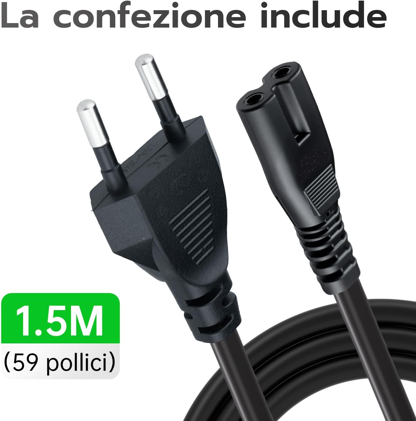 Thumbnail 6 de Wigearss Cavo C7 1,5 m per console e TV