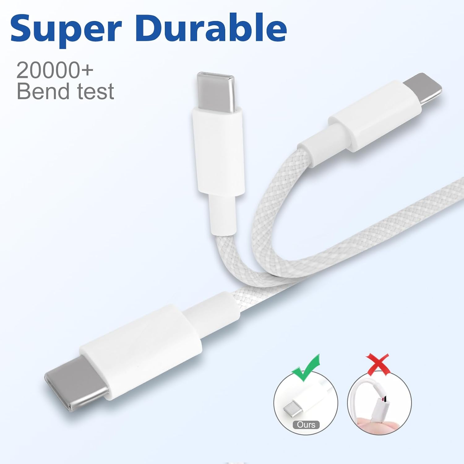 Detalle 1 de Newbetelas USB-C charging cable 10 ft