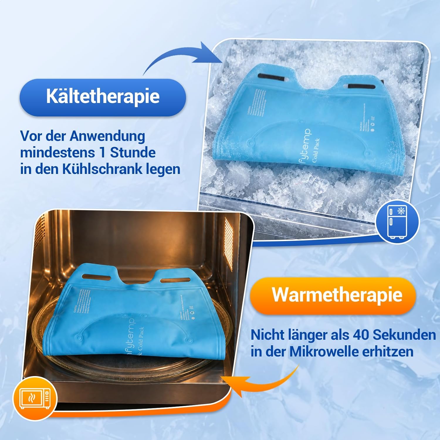Thumbnail 5 de Comfytemp Kühlmanschette Knie 35x27 cm