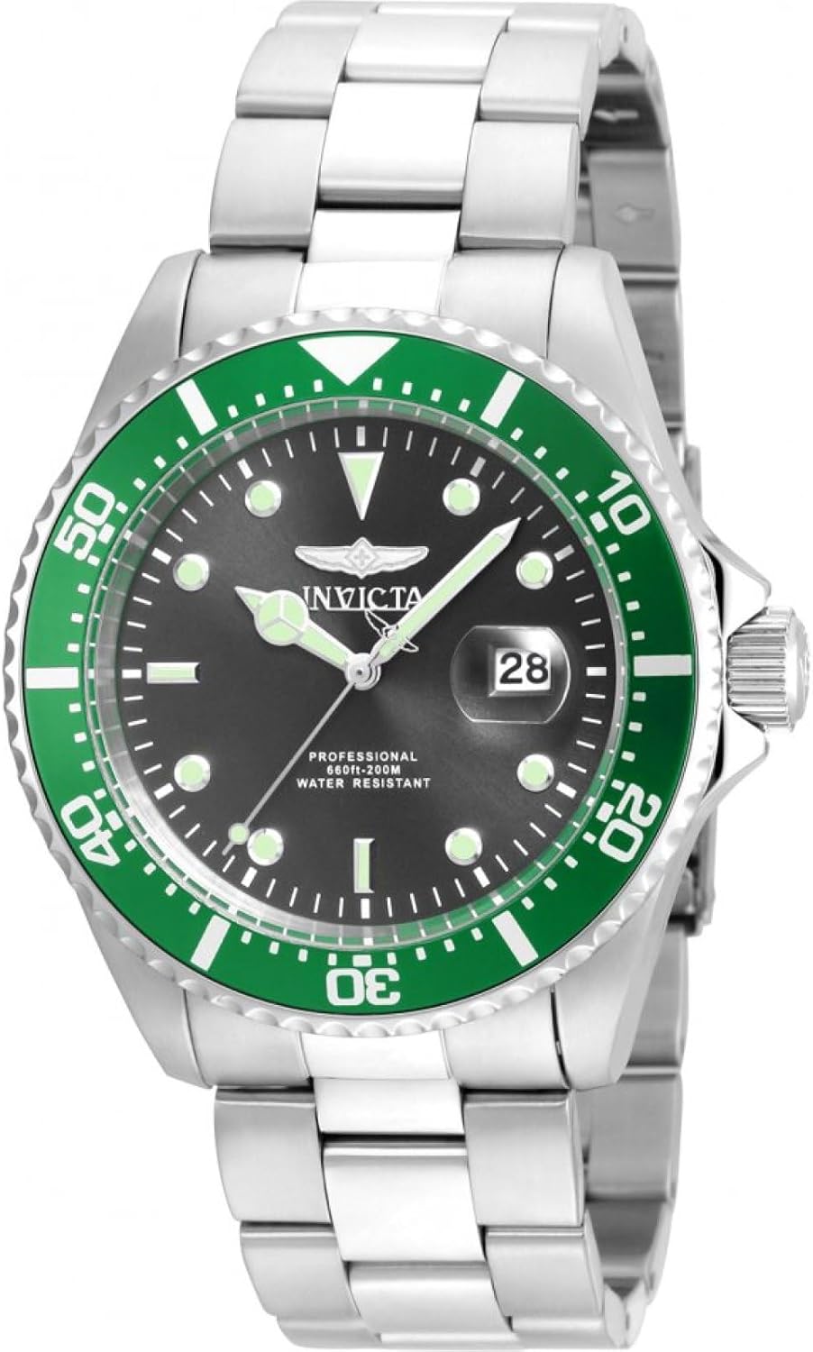 Thumbnail 6 de Invicta Pro Diver Montre Homme 43 mm – Mouvement Quartz, Acier Inoxydable, Cadran Rouge