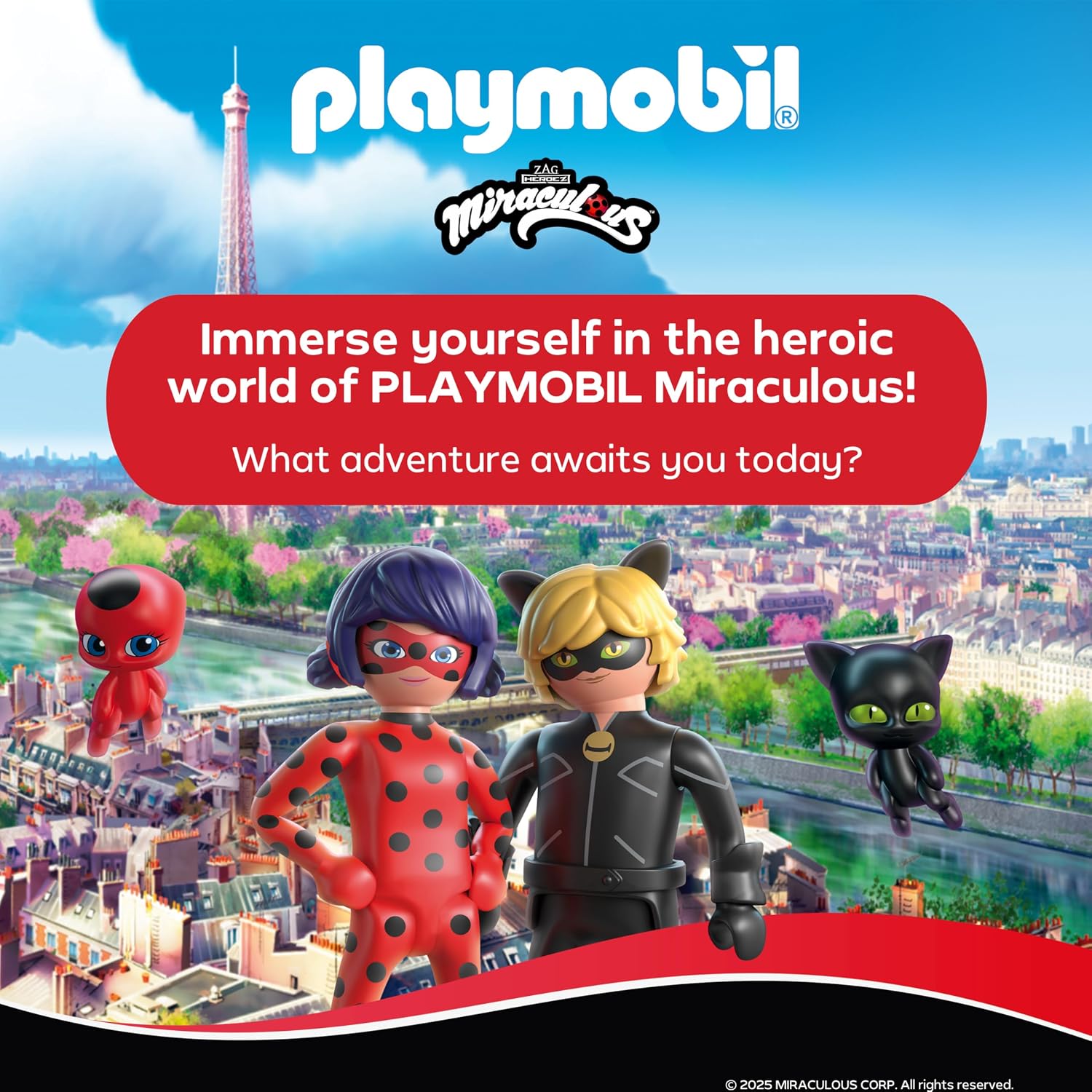 Thumbnail 5 de PLAYMOBIL Miraculous: Coccinelle e matrimonio di Cat Noir – Set 71865, per bambini dai 4 anni