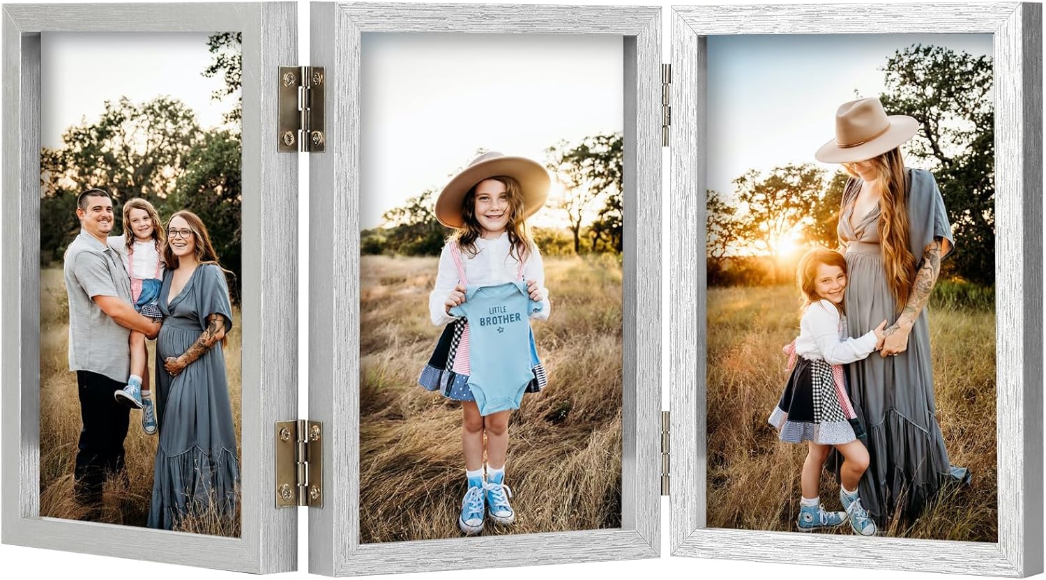 AVEAX Cadre Photo 10x15 cm Triple