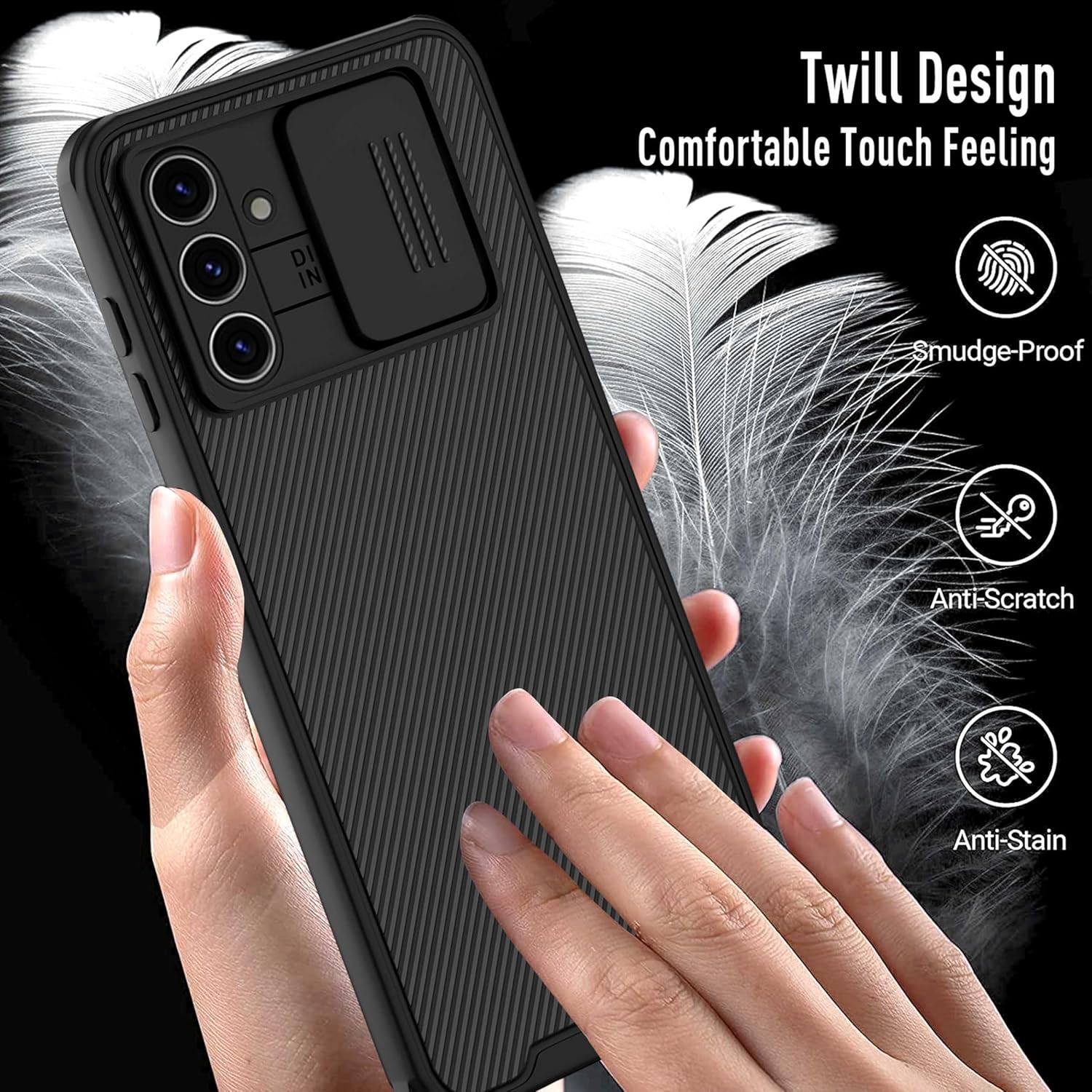 Thumbnail 3 de XTCASE Coque Galaxy S24 5G – Étui mince avec cache optique coulissant et protection caméra