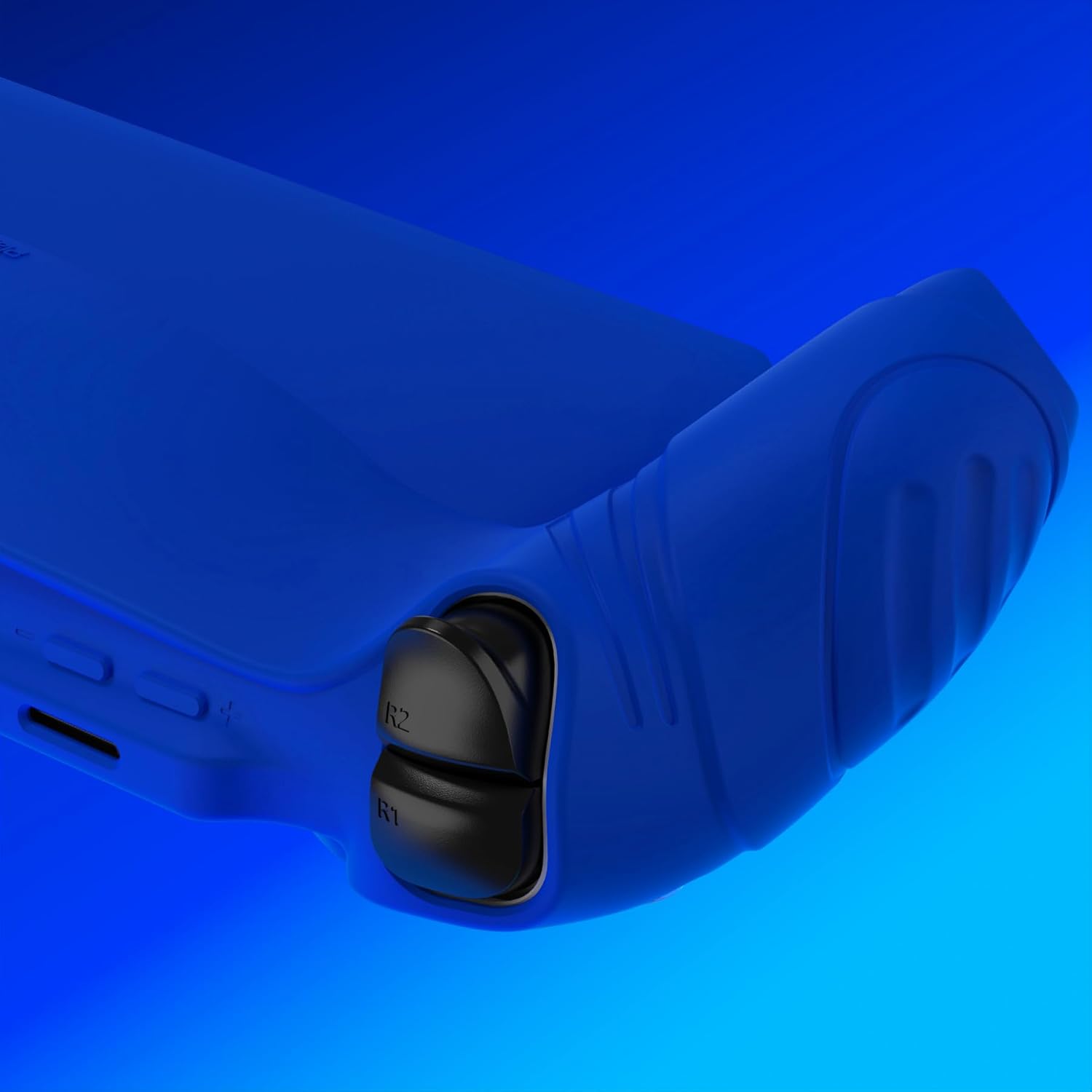 Detalle 2 de PlayVital Guardian Edition Silicone Protective Case for PS Portal (Blue)