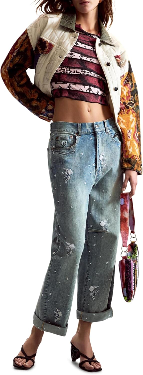 Thumbnail 1 de Desigual Animal Sacroix T-Shirt Rosso da Donna – Taglia M