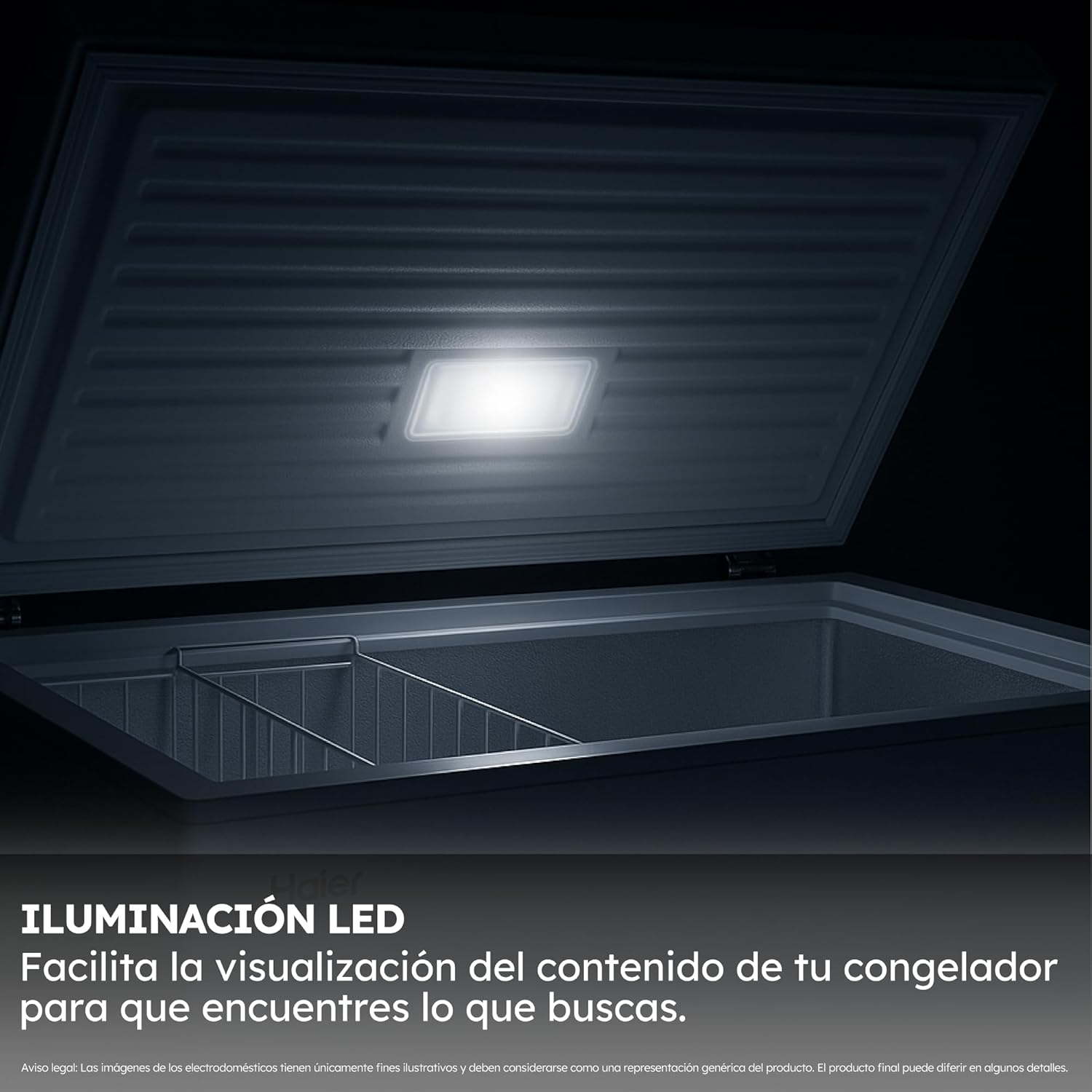Thumbnail 4 de Haier HCE301E 🧊 Congelador Horizontal 300L con Display Digital
