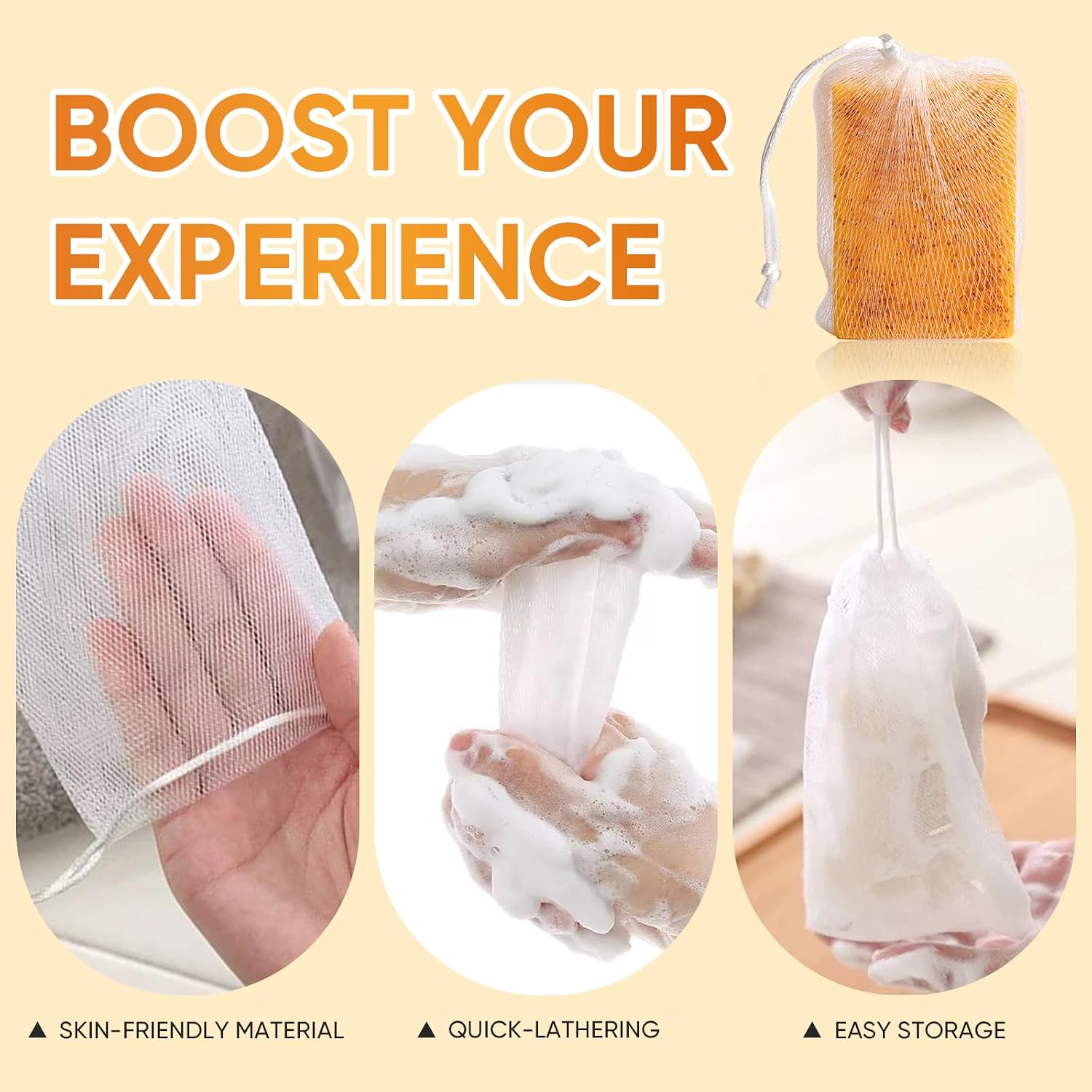 Thumbnail 5 de OAKDOLCHE Turmeric Kojic Acid Soap Bars, 5-Pack, 80g Each with 2 Mesh Nets