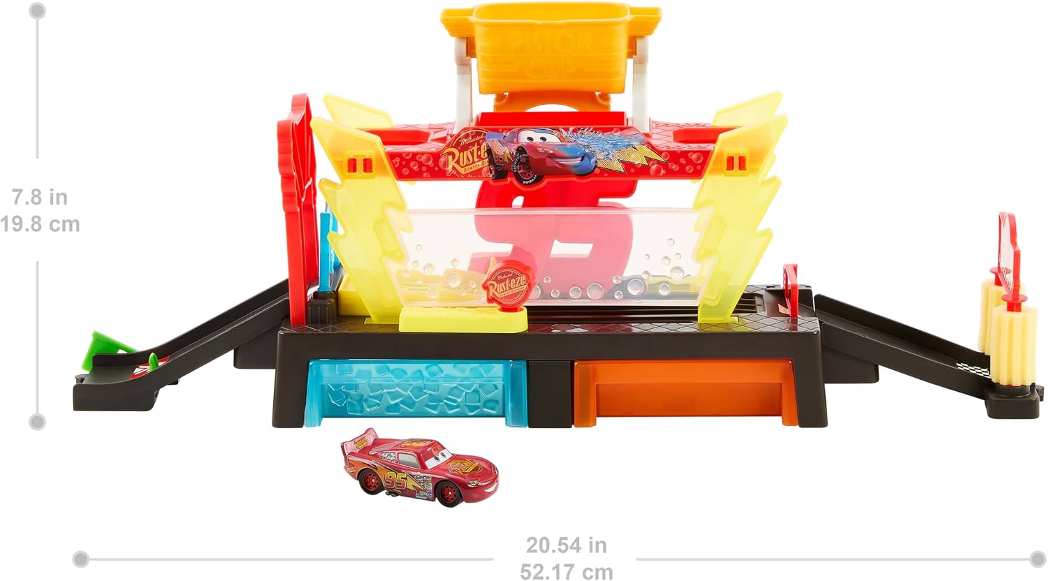 Detalle de Mattel Cars Autolavaggio cambio colore 50+ cm