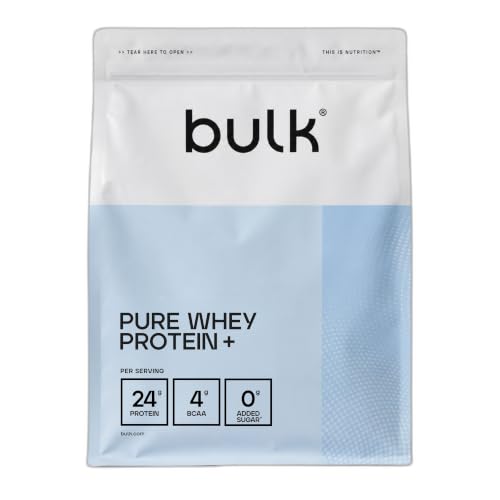 Detalle de Bulk Pure Whey Protein+ Vanille 900 g – Protéines de haute qualité pour un shake quotidien