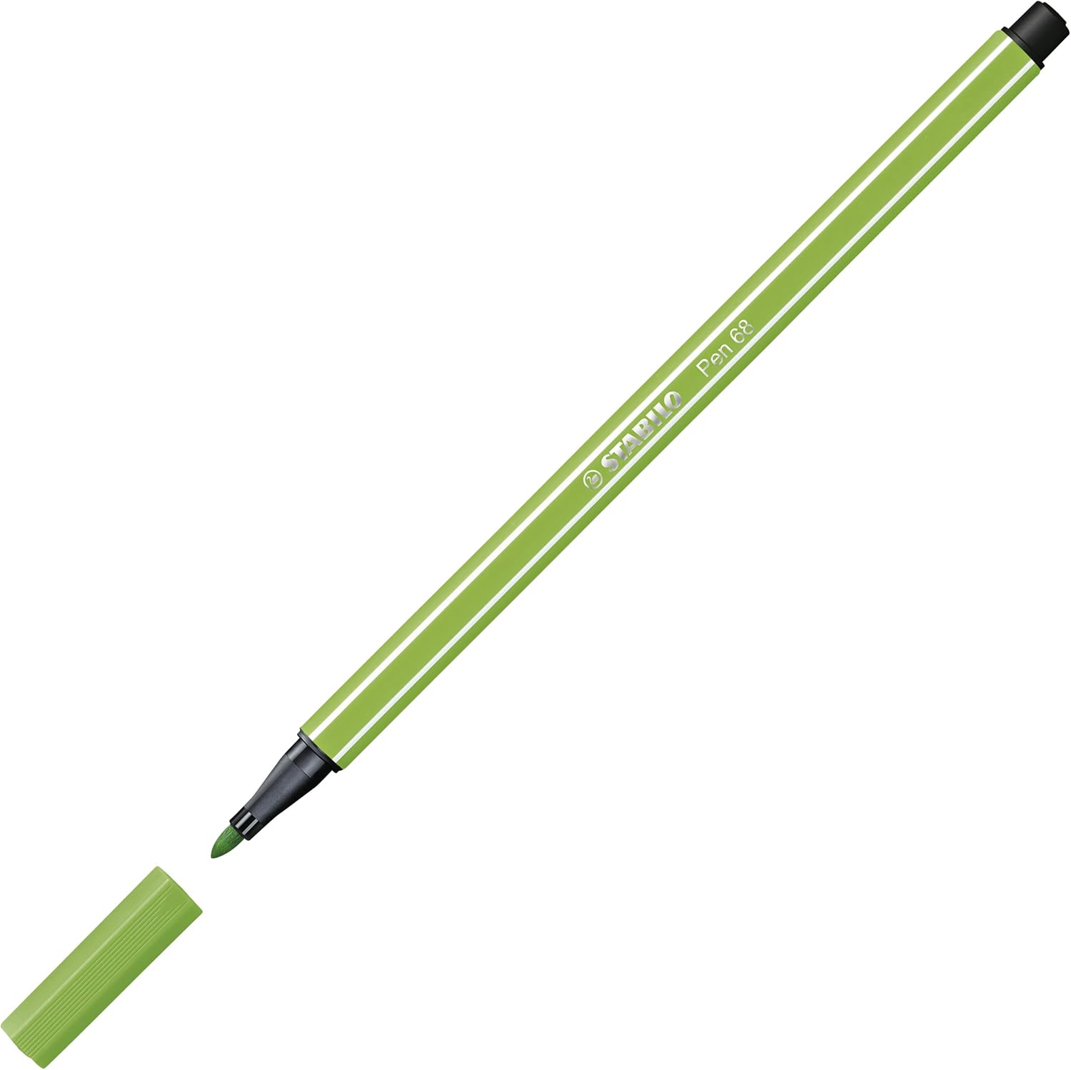 Detalle de STABILO Premium-Filzstift Pen 68 ColorParade – 20er Tischset in Anthrazit/Pink