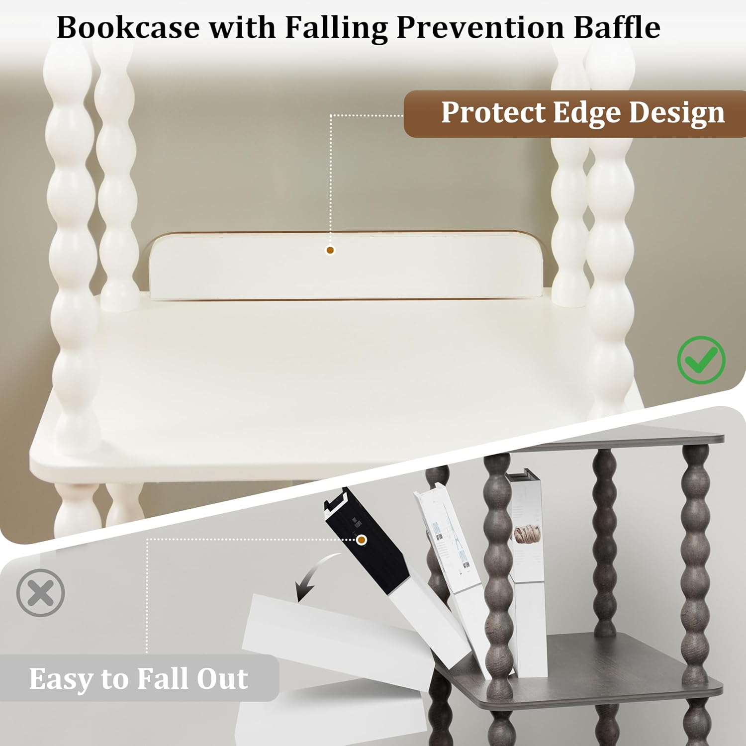 Detalle 2 de Fultyle 4-Tier Bookcase