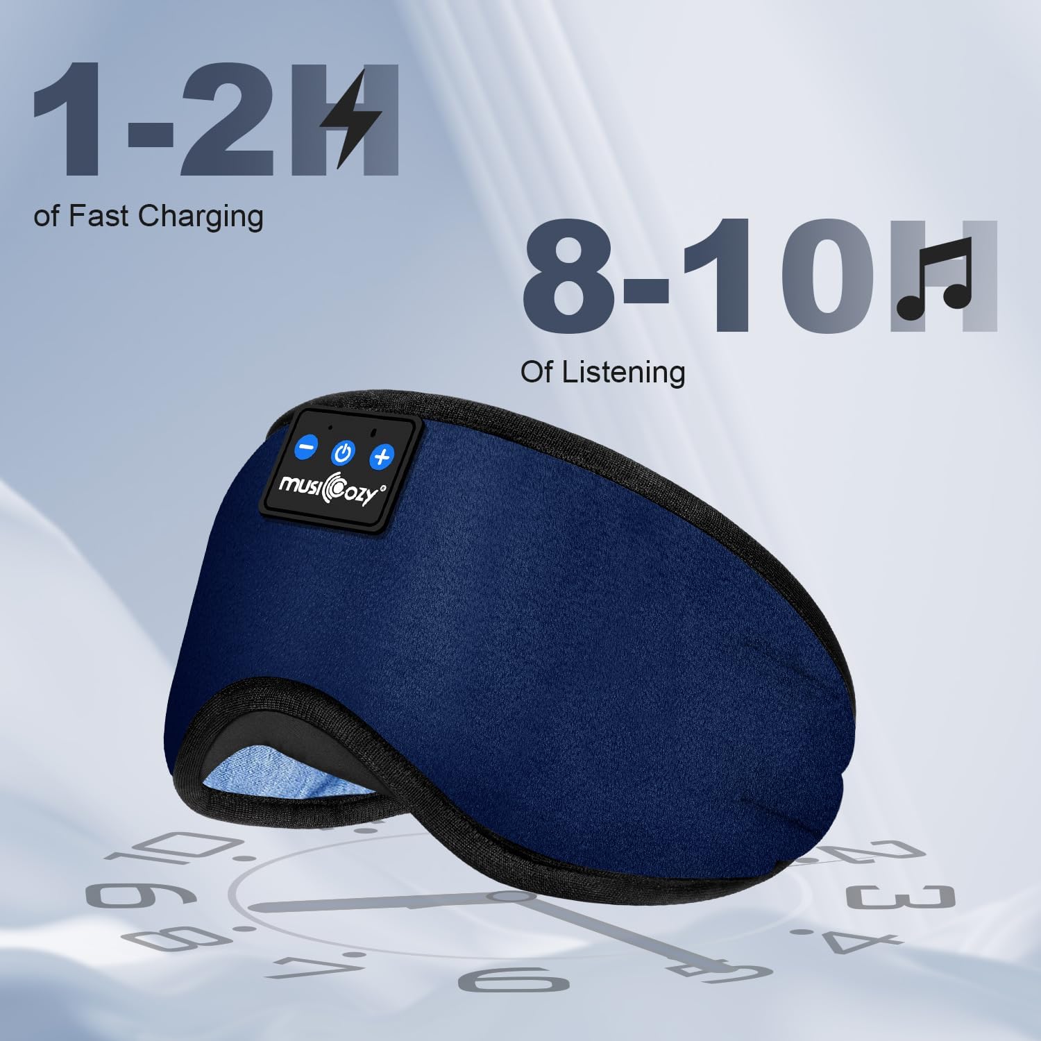 Detalle de MUSICOZY Sleep Mask Headphones with 16 hrs
