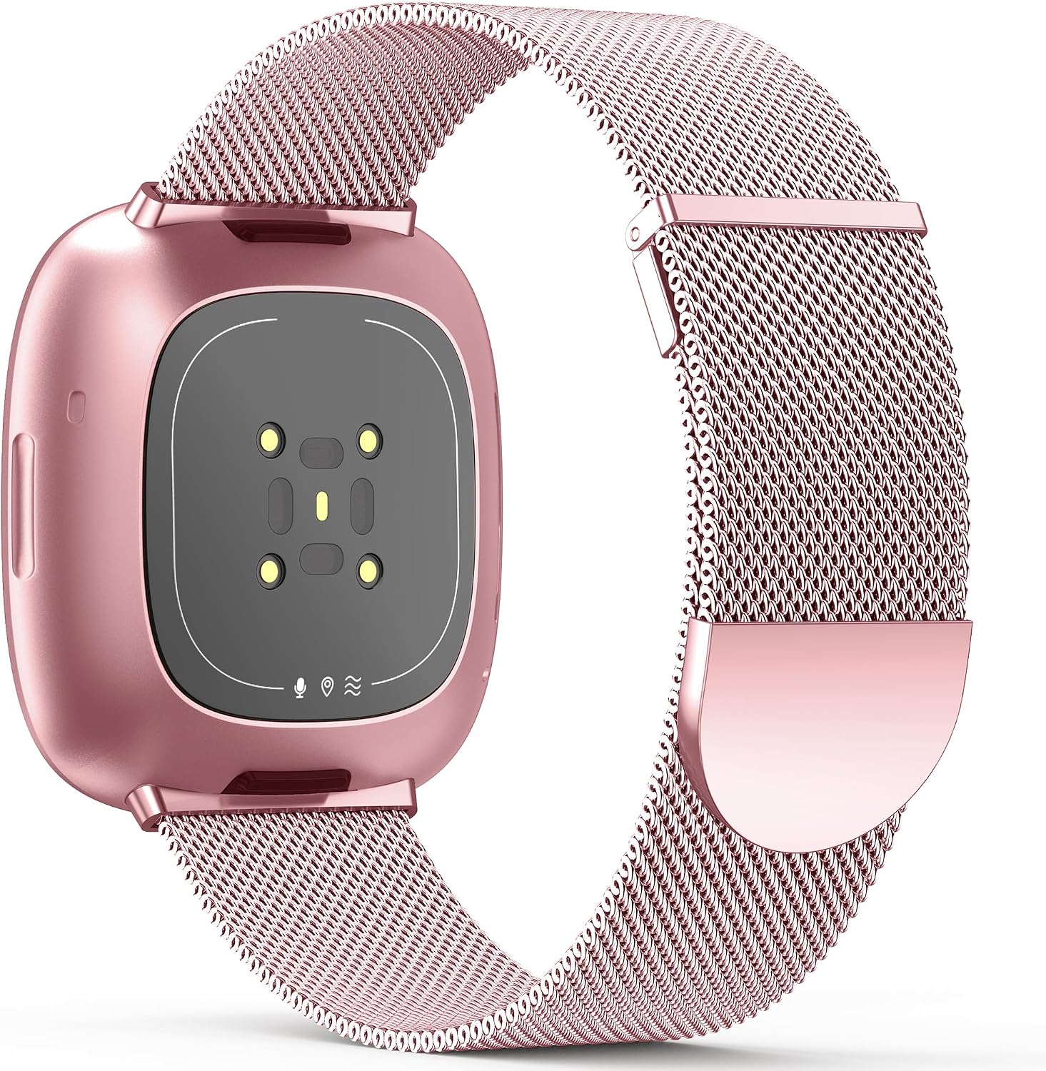 Detalle de Higgs metal strap for Fitbit Versa 4