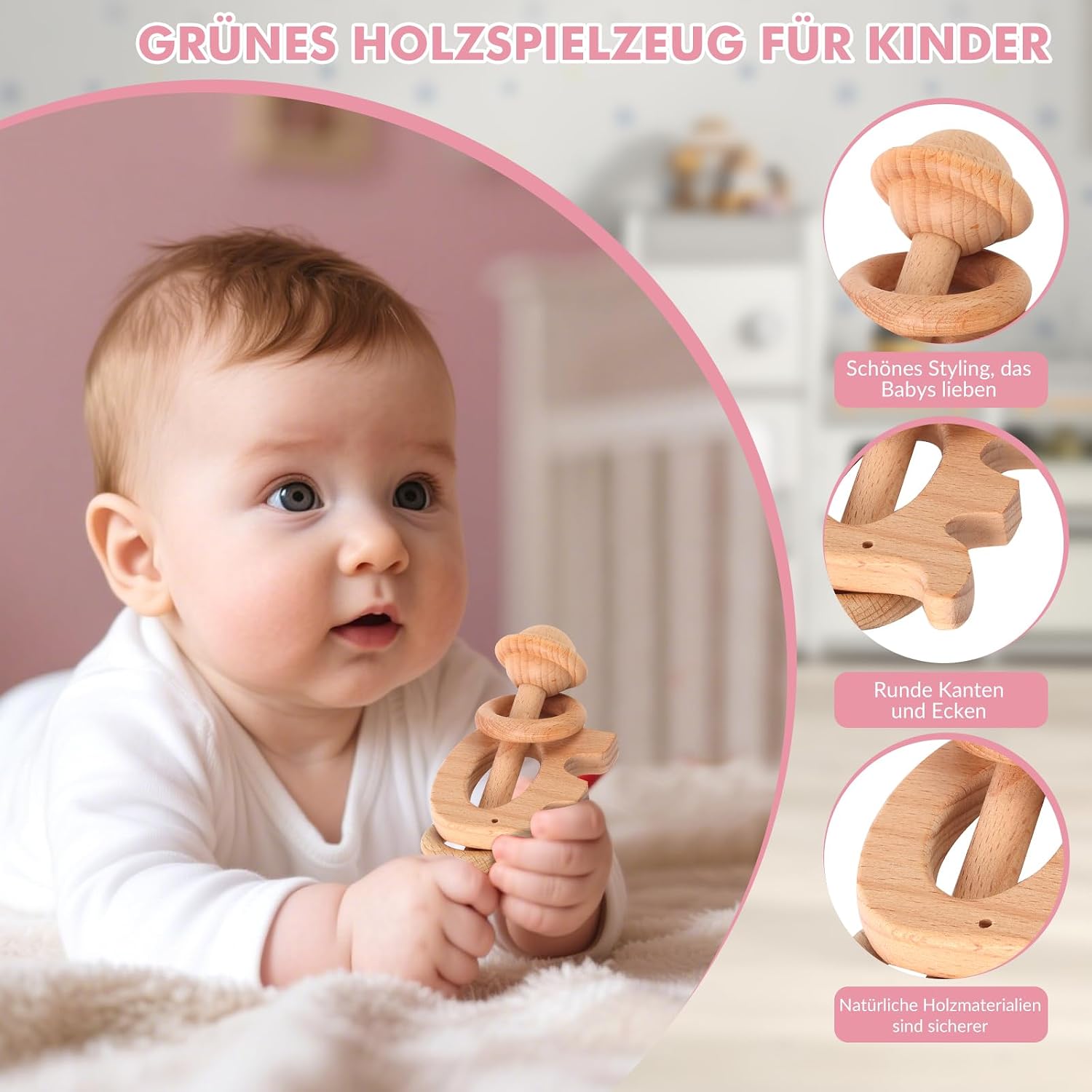 Thumbnail 4 de Neugeborenen Geschenk 7‑in‑1 Babyset 70x100 cm